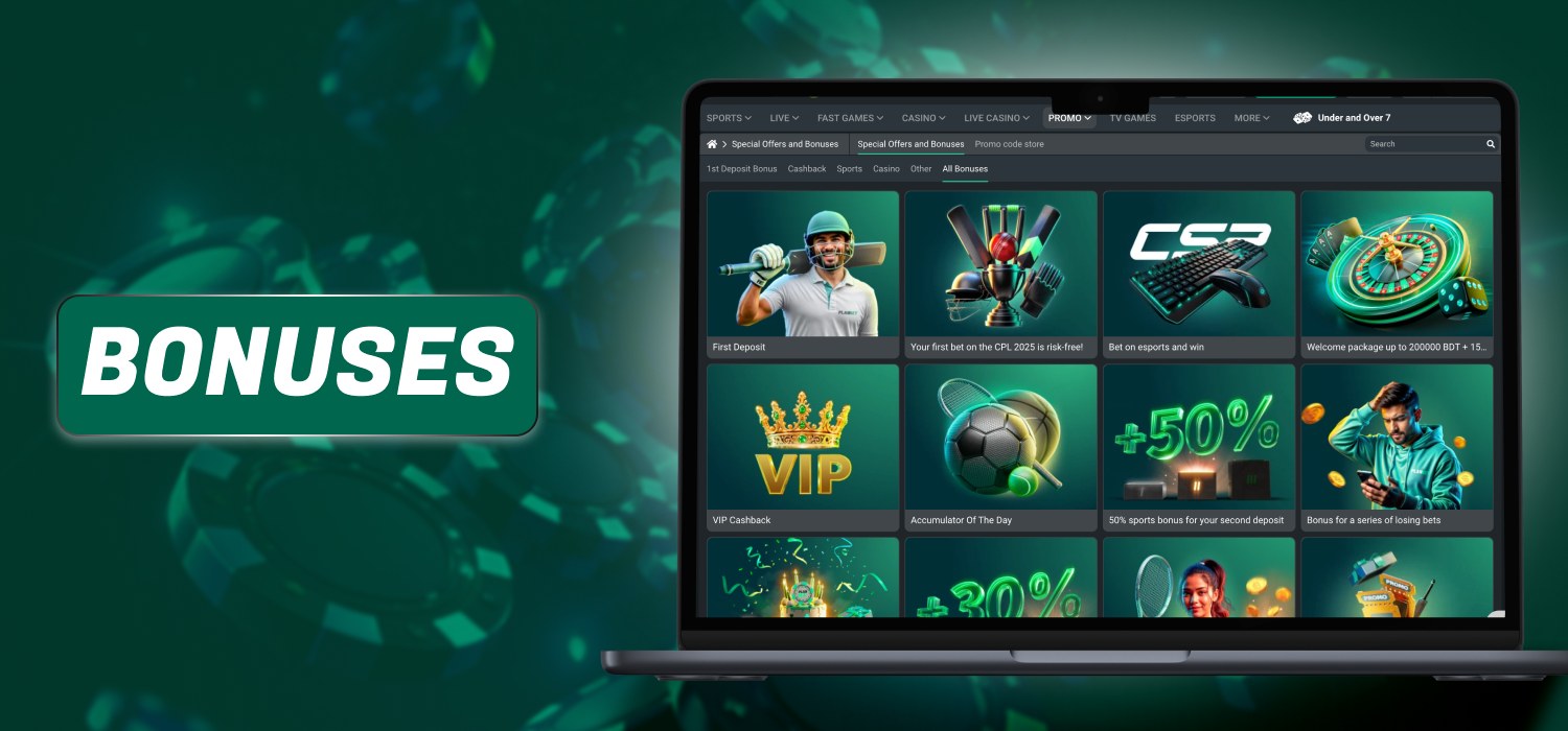 bonuses for casino users