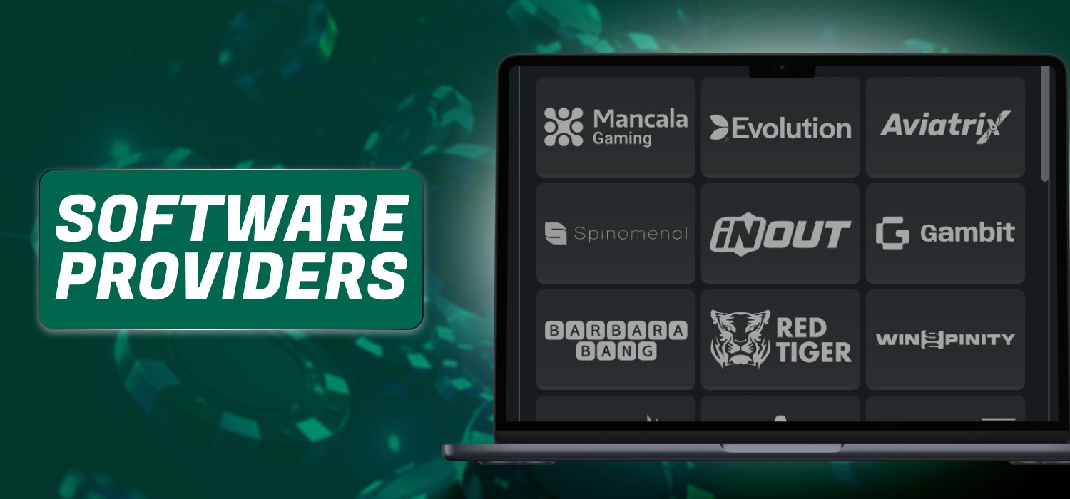 software providers of casino games